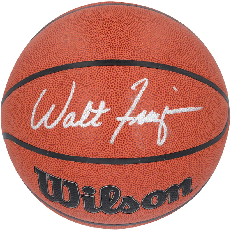 Walt Frazier Signed New York Knicks  Wilson Authentic Series Indoor/Outdoor Basketball (Fanatics)