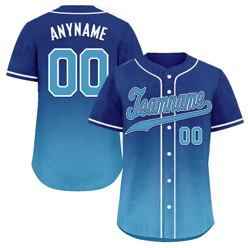 Custom Blue Fade Fashion Personalized Authentic Baseball Jersey BSBJ01-D0a70fd