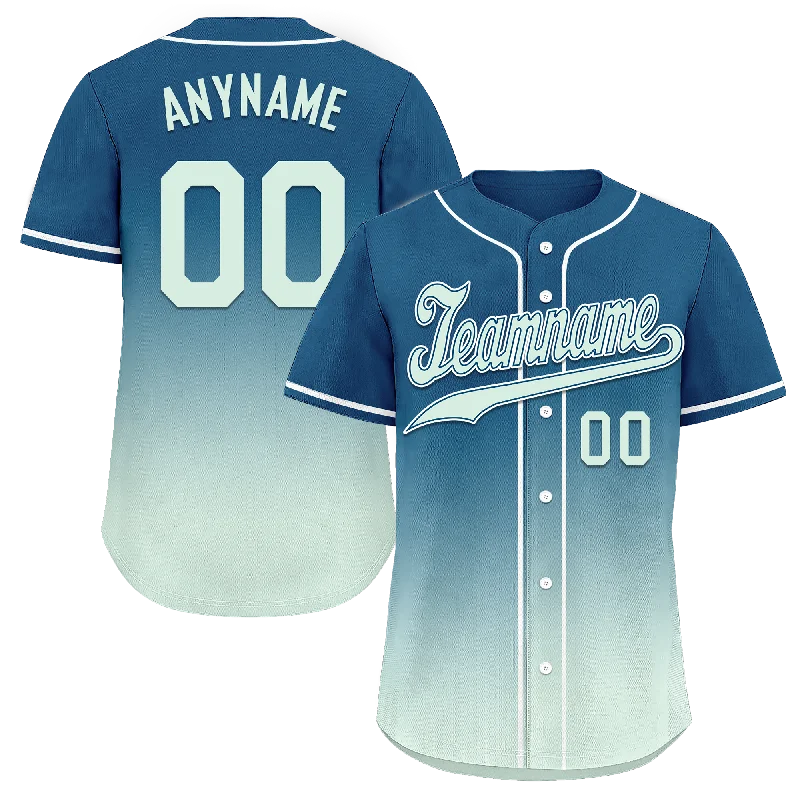 Custom Blue Fade Fashion Personalized Authentic Baseball Jersey BSBJ01-D0a70f9