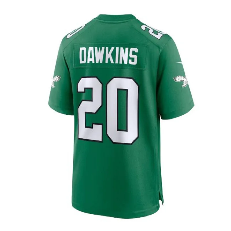 P.Eagles #20 Brian Dawkins Alternate Retired Player Game Jersey - Kelly Green  Stitched American Football Jerseys