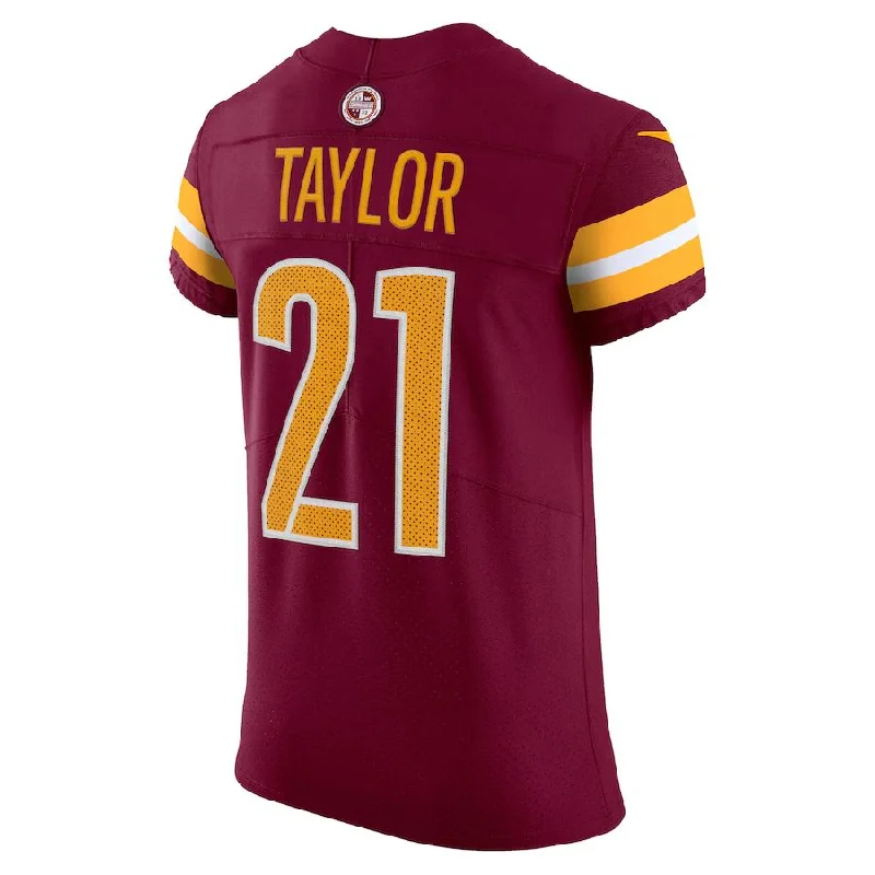 W.Commanders #21 Sean Taylor Burgundy Vapor Elite Retired Player Jersey Stitched American Football Jerseys