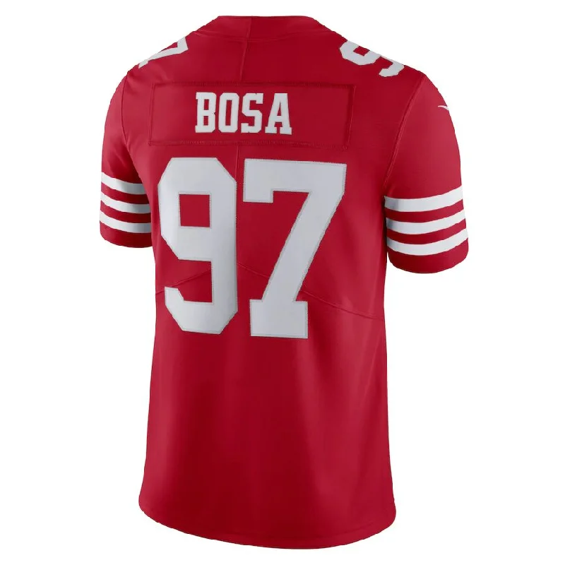 SF.49ers #97 Nick Bosa New Red Stitched American Football Jerseys 2022